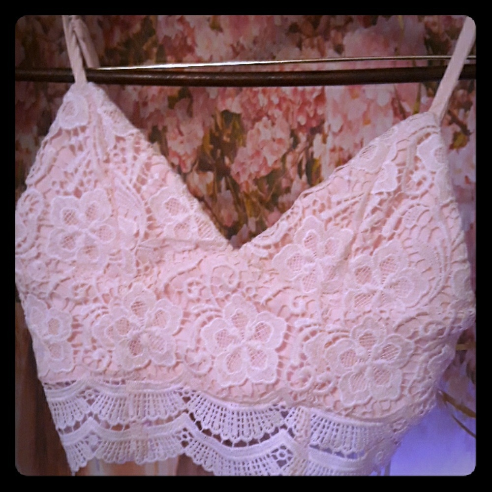 LIGHT Pink Embroided Top